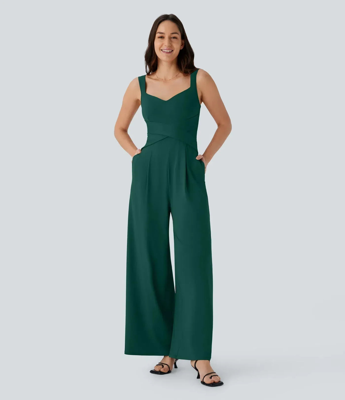 ColaSuit™ X - Robe décontractée dos nu avec poches latérales et taille en X